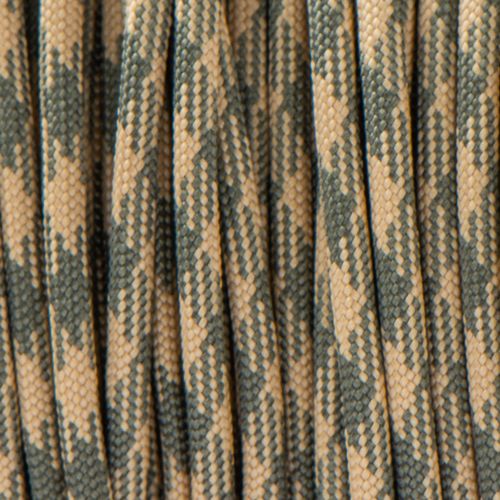 Desert Sand Foliage Camo Paracord 100FT Hank Of USA Manufactured