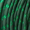 Metallic Glitter Emerald Green & Green Tracer Paracord